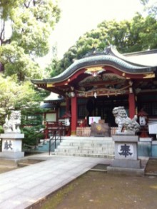 東中野氷川神社境内