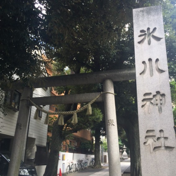 氷川神社の鳥居～2015秋の祭礼