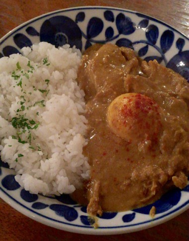 高円寺ルック商店街の喫茶店『七ツ森』のココナッツカレー