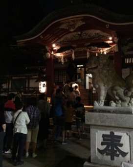 2016氷川神社祭り本堂